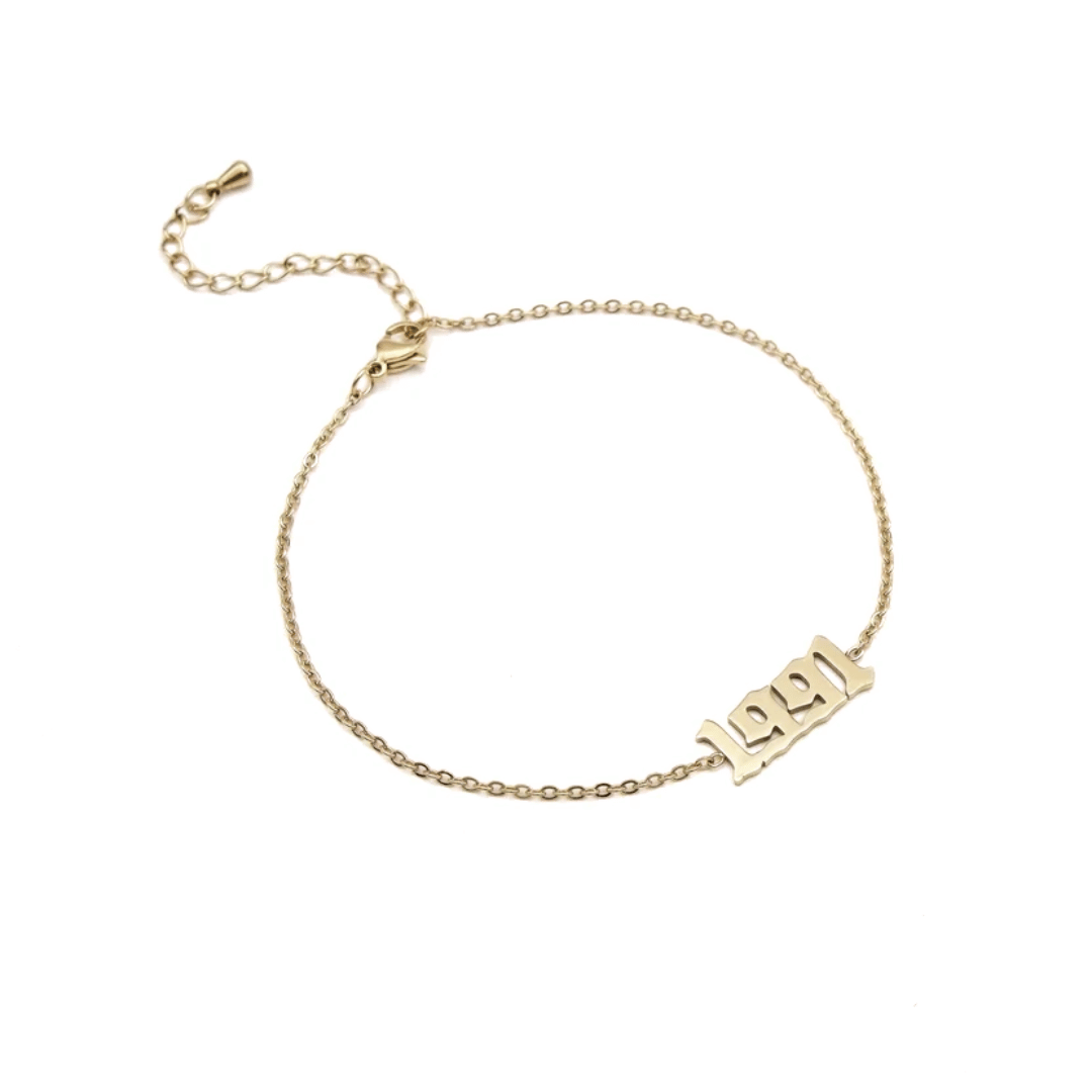 Birth Year Anklet